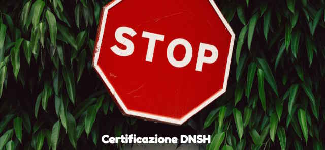 certificazione DNSH